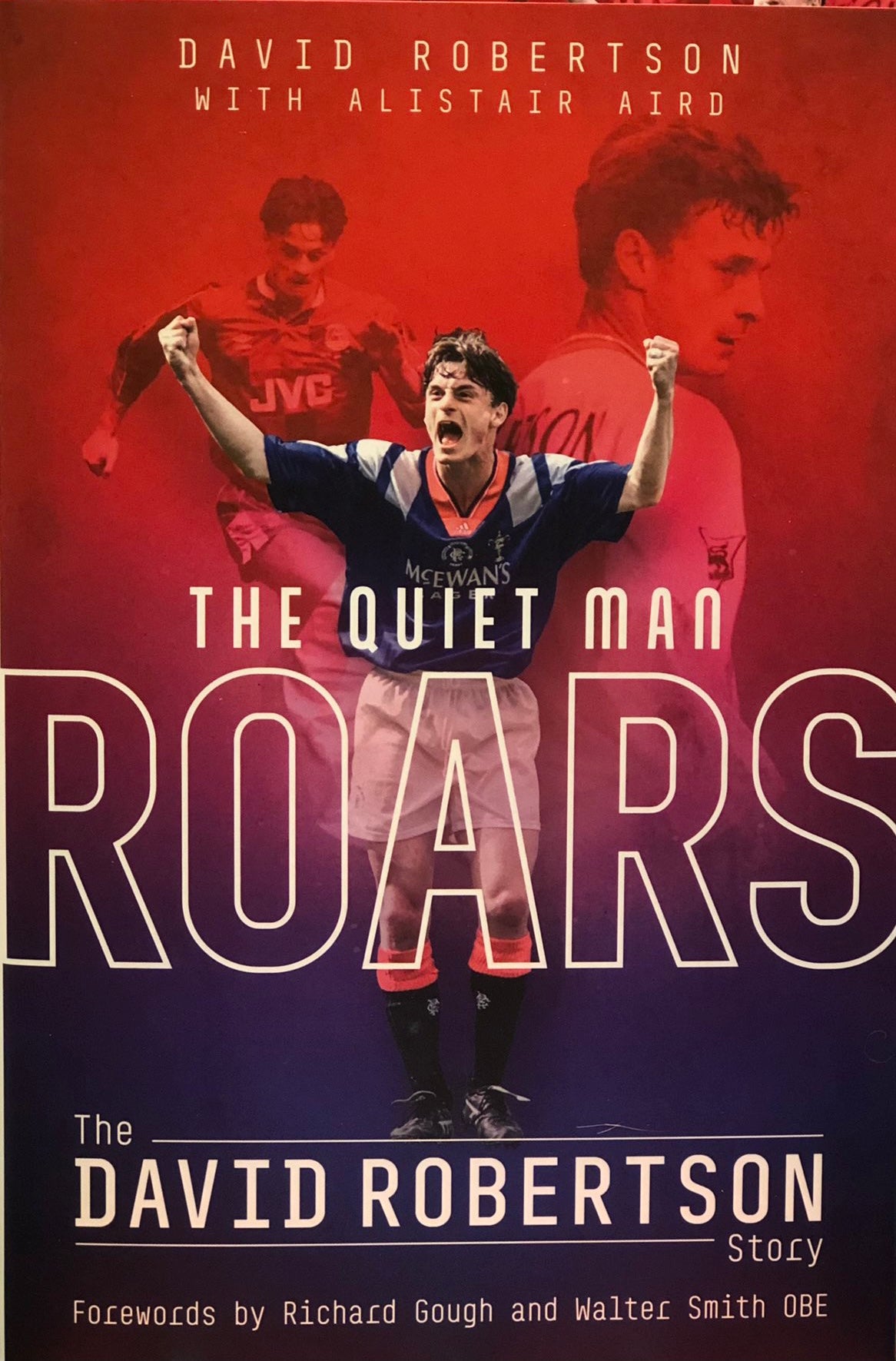 Cover of The Quiet Man Roars by Alistair Aird and David Robertson, released on the 29th of March 2021 and available from Belfast Books on the famous York Road in Belfast