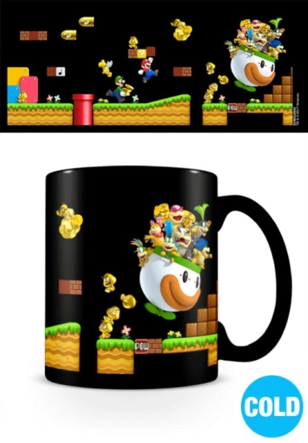 Super Mario (Gold Coin Rush) 11oz/315ml Heat Change Mug - 5050574248549