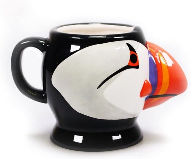 Mug Shaped Boxed (450ml) - RSPB (Puffin Birds) - 5055453481512