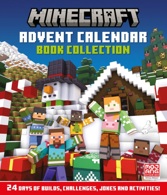 Minecraft Advent Calendar: Book Collection : 24 Days of Builds, Challenges, Jokes and Activities! - 9780008620110