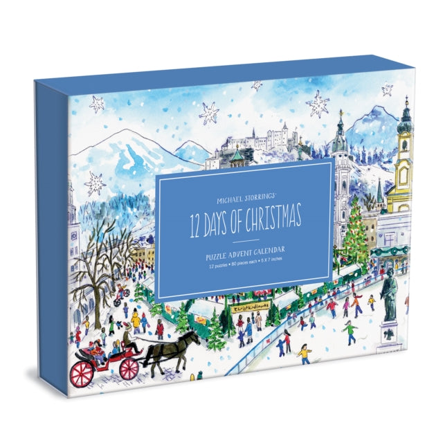 Michael Storrings 12 Days of Christmas Advent Puzzle Calendar - 9780735370098