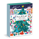 Louise Cunningham Merry and Bright 12 Days of Christmas Advent Puzzle Calendar - 9780735371125