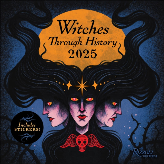 Witches Through History 2025 Wall Calendar - 9780789344823