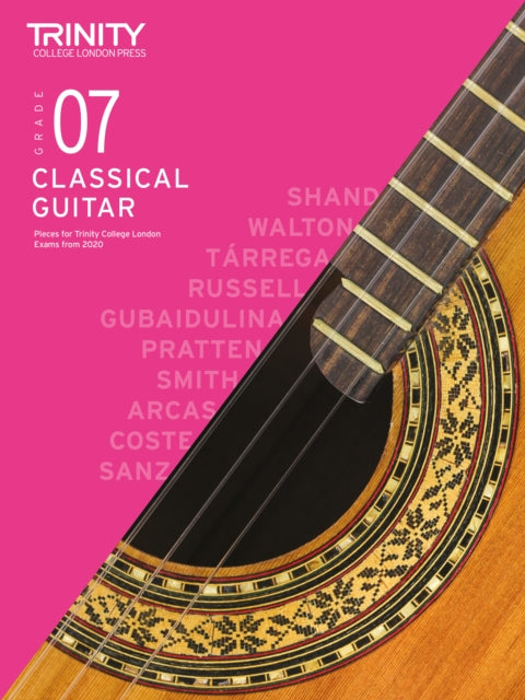 Trinity College London Classical Guitar Exam Pieces From 2020: Grade 7 - 9780857368379