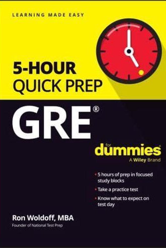 GRE 5-Hour Quick Prep For Dummies