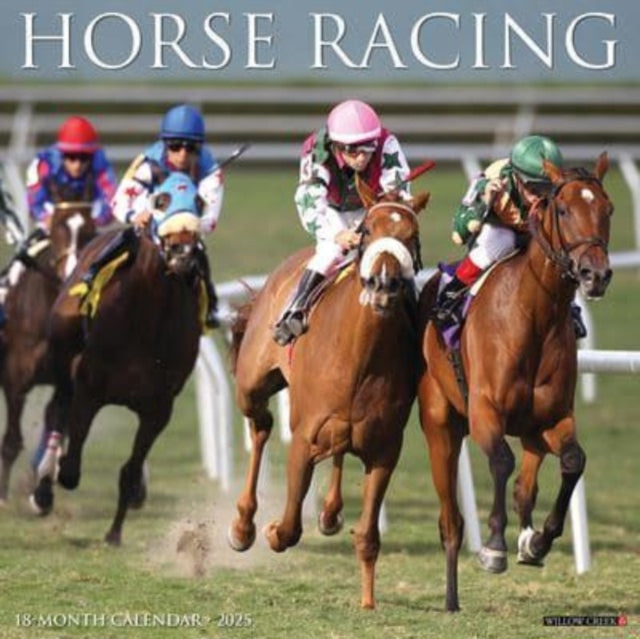 Horse Racing 2025 12 X 12 Wall Calendar - 9781549243363