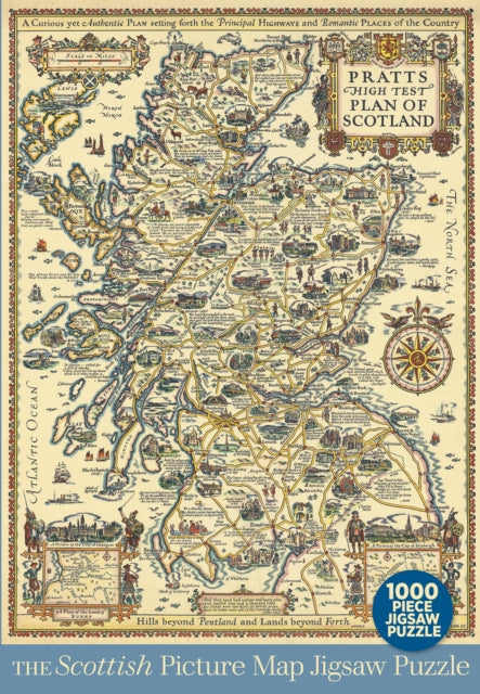 The Scottish Picture Map Jigsaw - 9781780277967