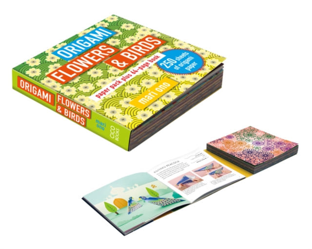 Origami Flowers and Birds : Paper Pack Plus 64-Page Book - 9781782498629