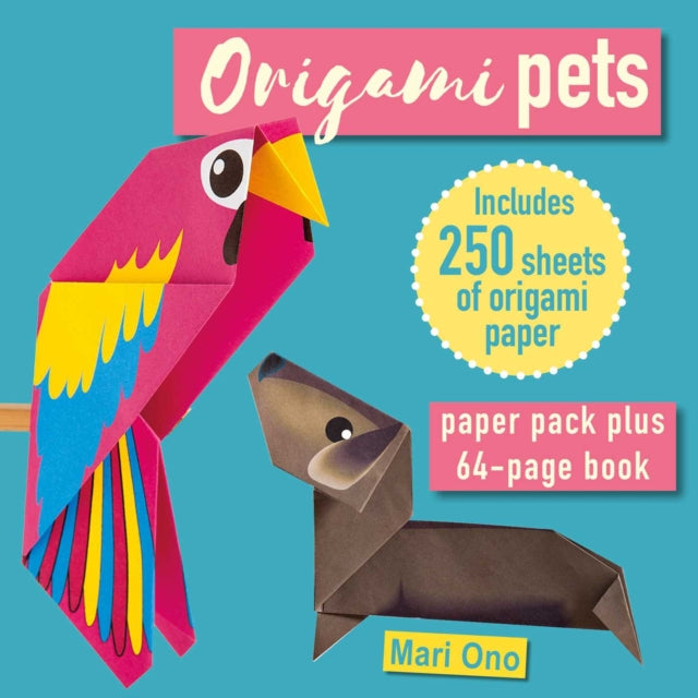 Origami Pets : Paper Block Plus 64-Page Book - 9781800650992