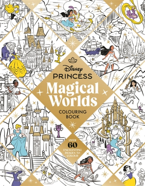 Disney Princess Magical Worlds Colouring Book - 9781800785045