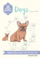 10 Step Drawing: Dogs : Draw Over 50 Delightful Dogs in 10 Easy Steps - 9781800920347