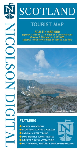 Nicolson Scotland Tourist Map - 9781912046966