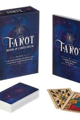 Tarot Book & Card Deck : Includes a 78-Card Marseilles Deck and a 160-Page Illustrated Book