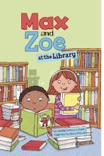 Max and Zoe at the Library