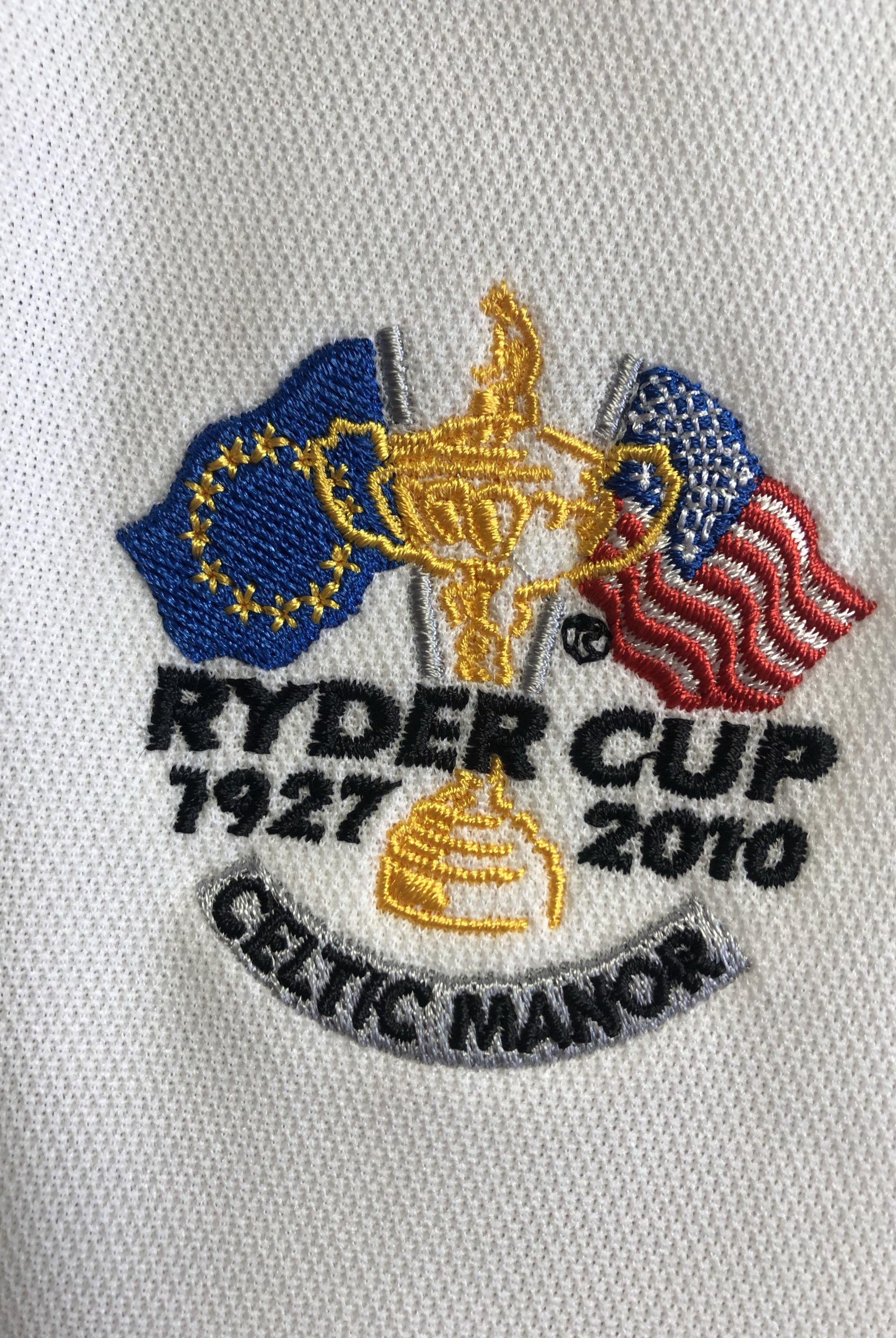 Ryder Cup 2010 Celtic Manor Polo Shirt Mens Large - Belfast Books