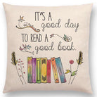 Square Book Themed Cushion Covers 450mm x 450mm (does not include cushion filling) - Belfast Books