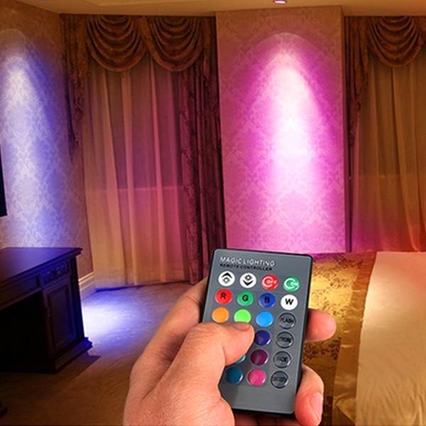 Magic Color Changing LED Light Bulb with Remote Control - Belfast Books